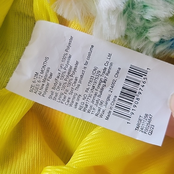 Hyde & EEK! Boutique Ostrich Baby Costume 6-12 months - Picture 8 of 9